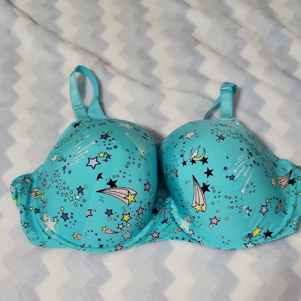 Torrid Blue Starry Print Bra